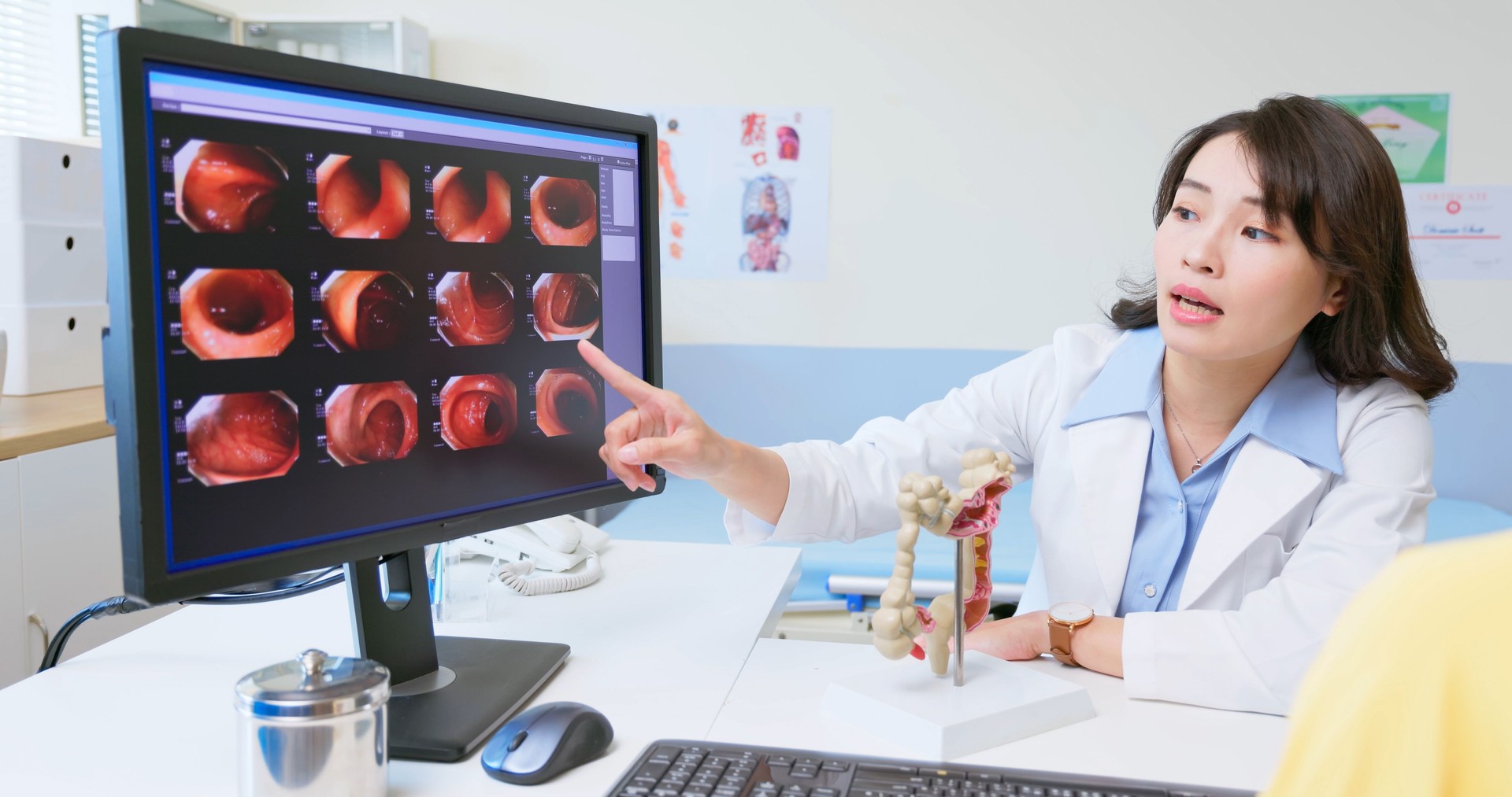 medical consultation after colonoscopy